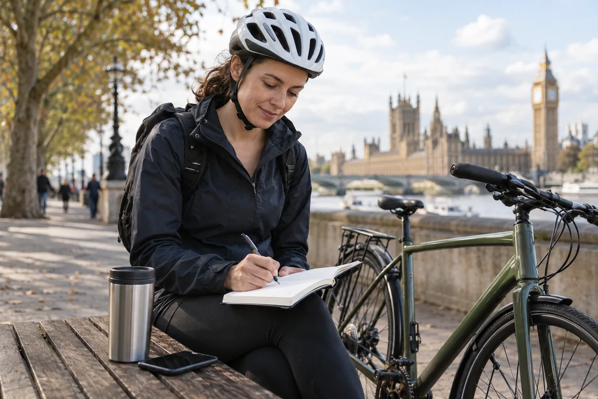Cyclist or mechanic demonstrating practical considerations for Bicycle mileage allowance and tax relief