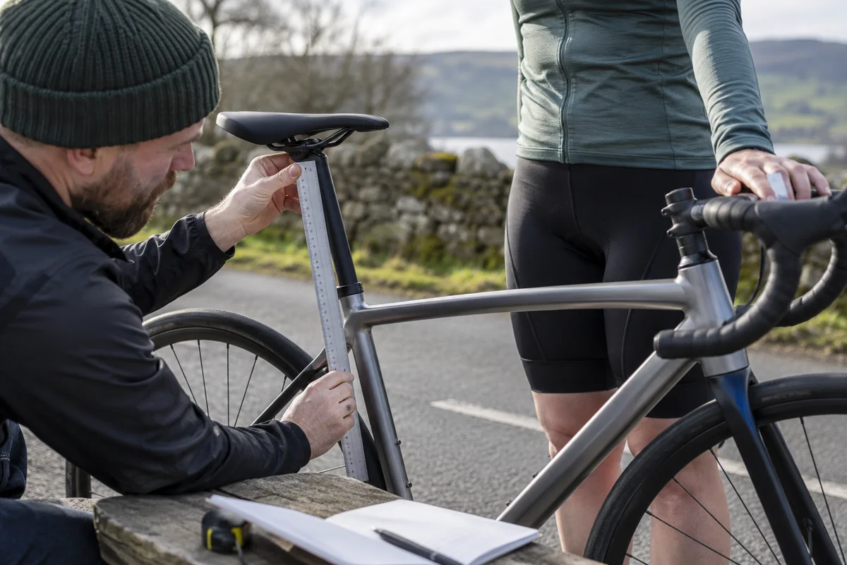 Detailed bicycle and equipment checks relevant to Compare bike geometry