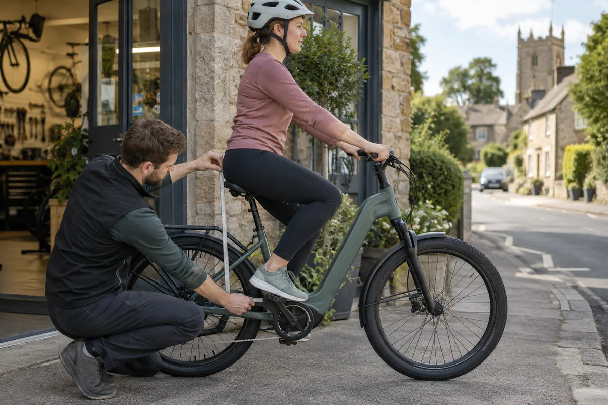 Realistic British cycling scene for ENGWE EP-2 3.0 Boost geometry and sizing