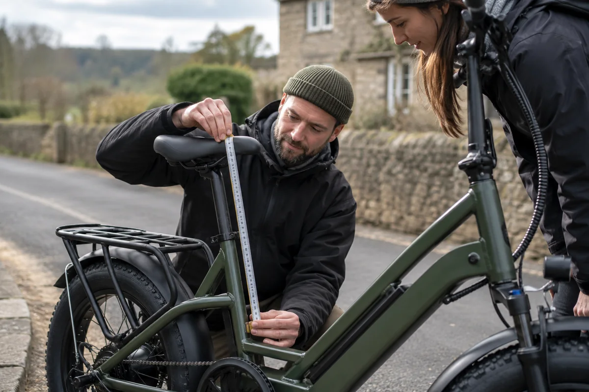 Detailed bicycle and equipment checks relevant to ENGWE EP-2 3.0 Boost geometry and sizing