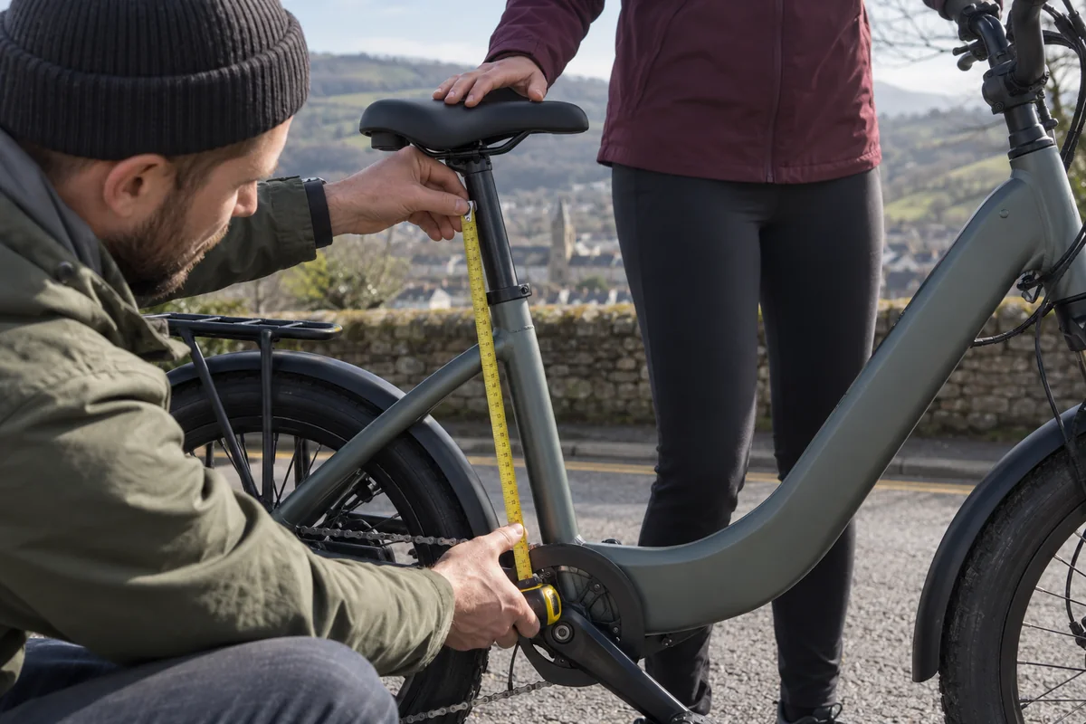 Detailed bicycle and equipment checks relevant to ENGWE L20 3.0 Boost geometry and sizing