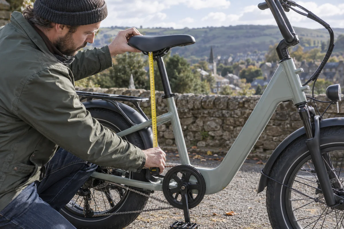 Detailed bicycle and equipment checks relevant to ENGWE L20 3.0 Pro geometry and sizing
