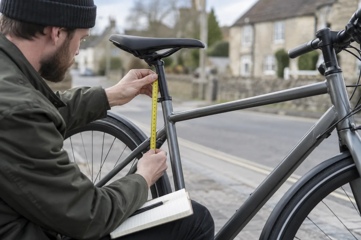 Detailed bicycle and equipment checks relevant to Tenways CGO009 geometry and sizing