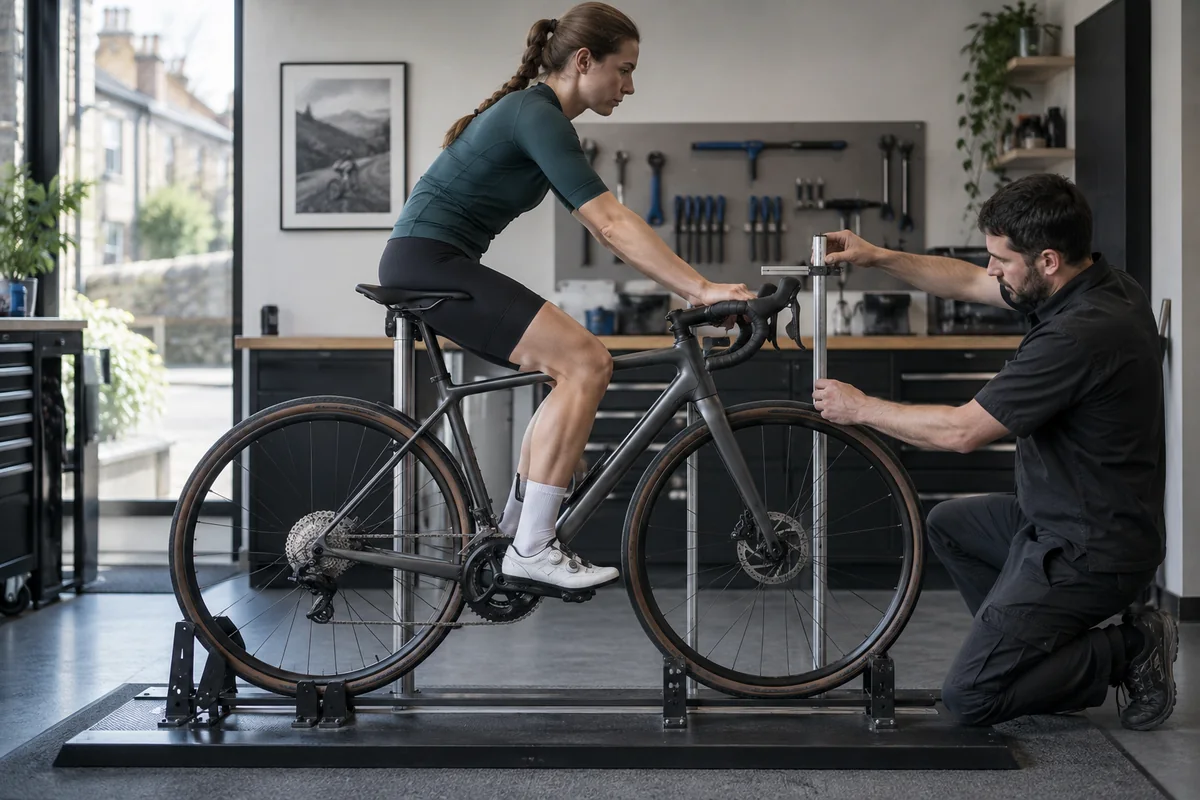 Cyclist or mechanic demonstrating practical considerations for URLIFE T16 geometry and sizing