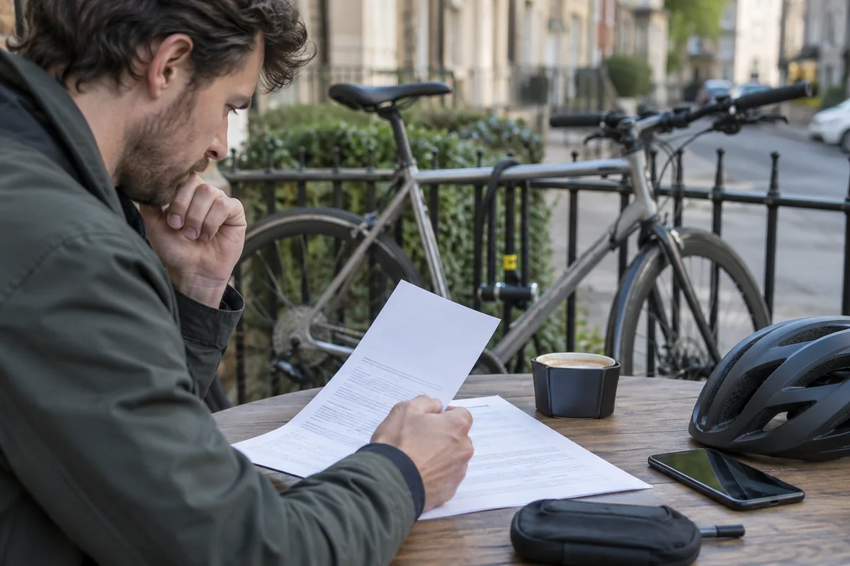 Detailed bicycle and equipment checks relevant to Bicycle Insurance Companies in the UK