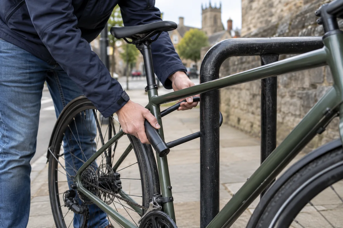 Detailed bicycle and equipment checks relevant to How to choose and use a bike lock
