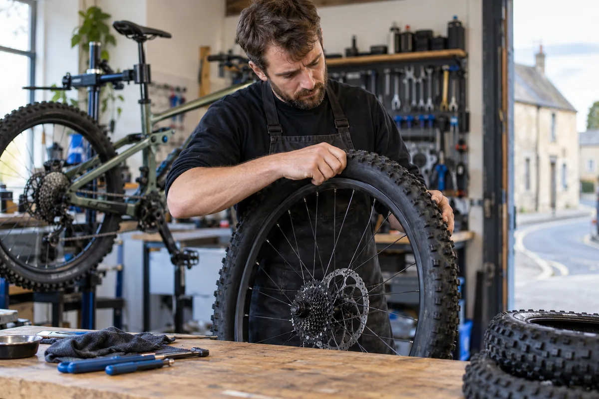 Realistic British cycling scene for 27.5 x 2.4 Bike Tyres | 60-584 Size Guide