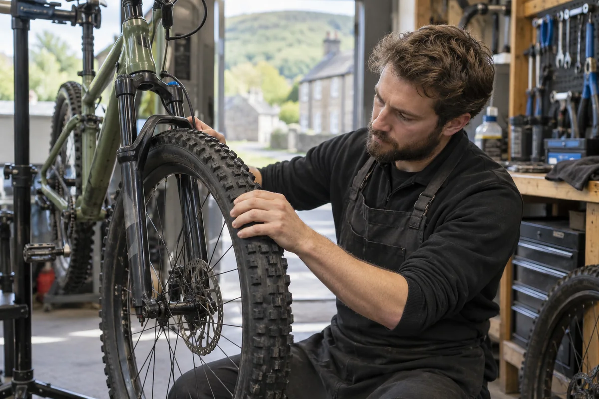 Realistic British cycling scene for 27.5 x 2.5 Bike Tyres | 63-584 Size Guide
