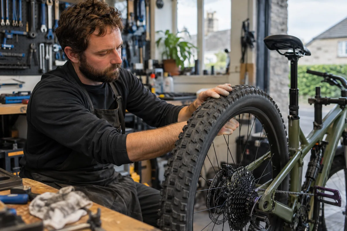 Realistic British cycling scene for 27.5 x 2.6 Bike Tyres | 65-584 Size Guide