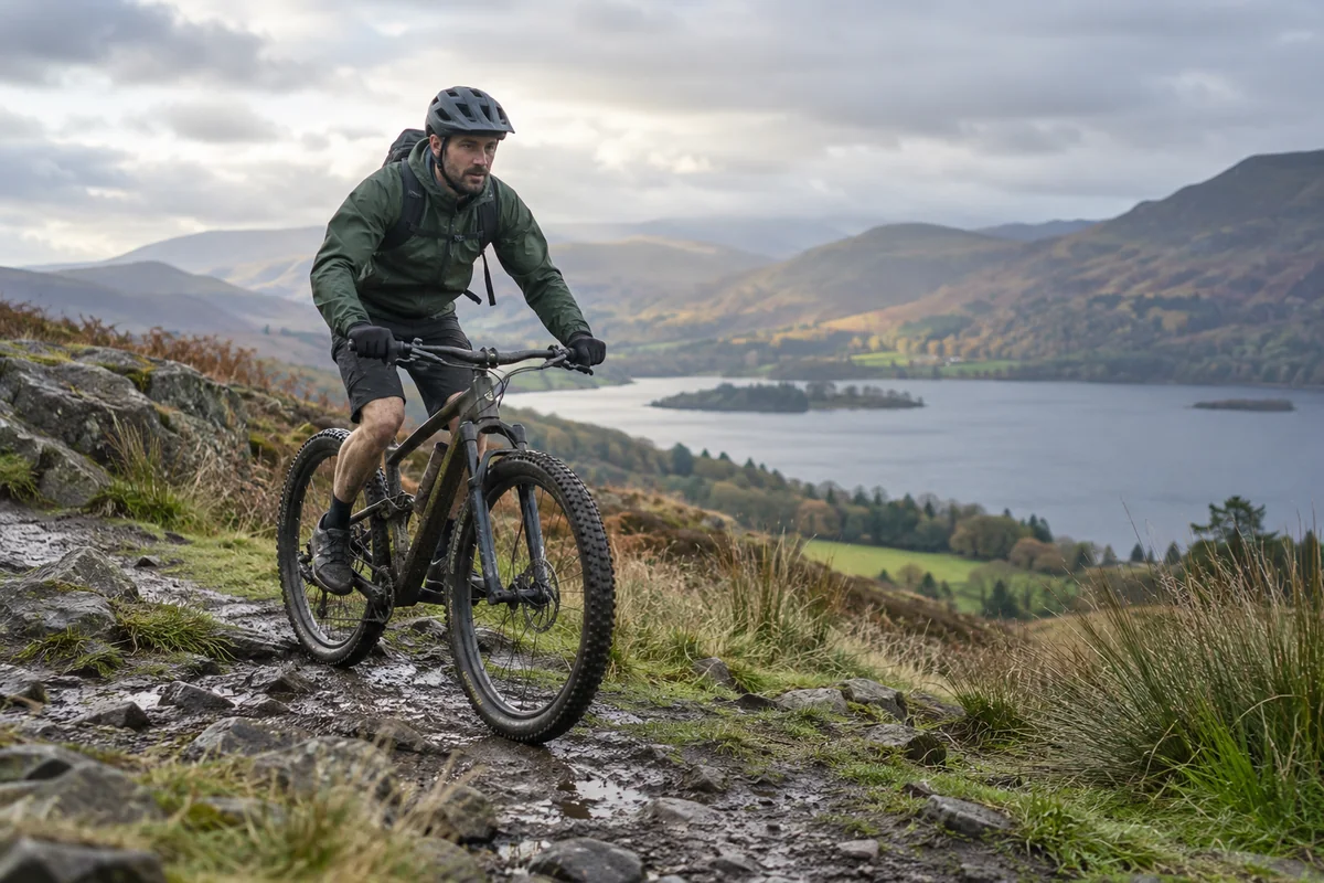 Cyclist or mechanic demonstrating practical considerations for 27.5 x 2.6 Bike Tyres | 65-584 Size Guide