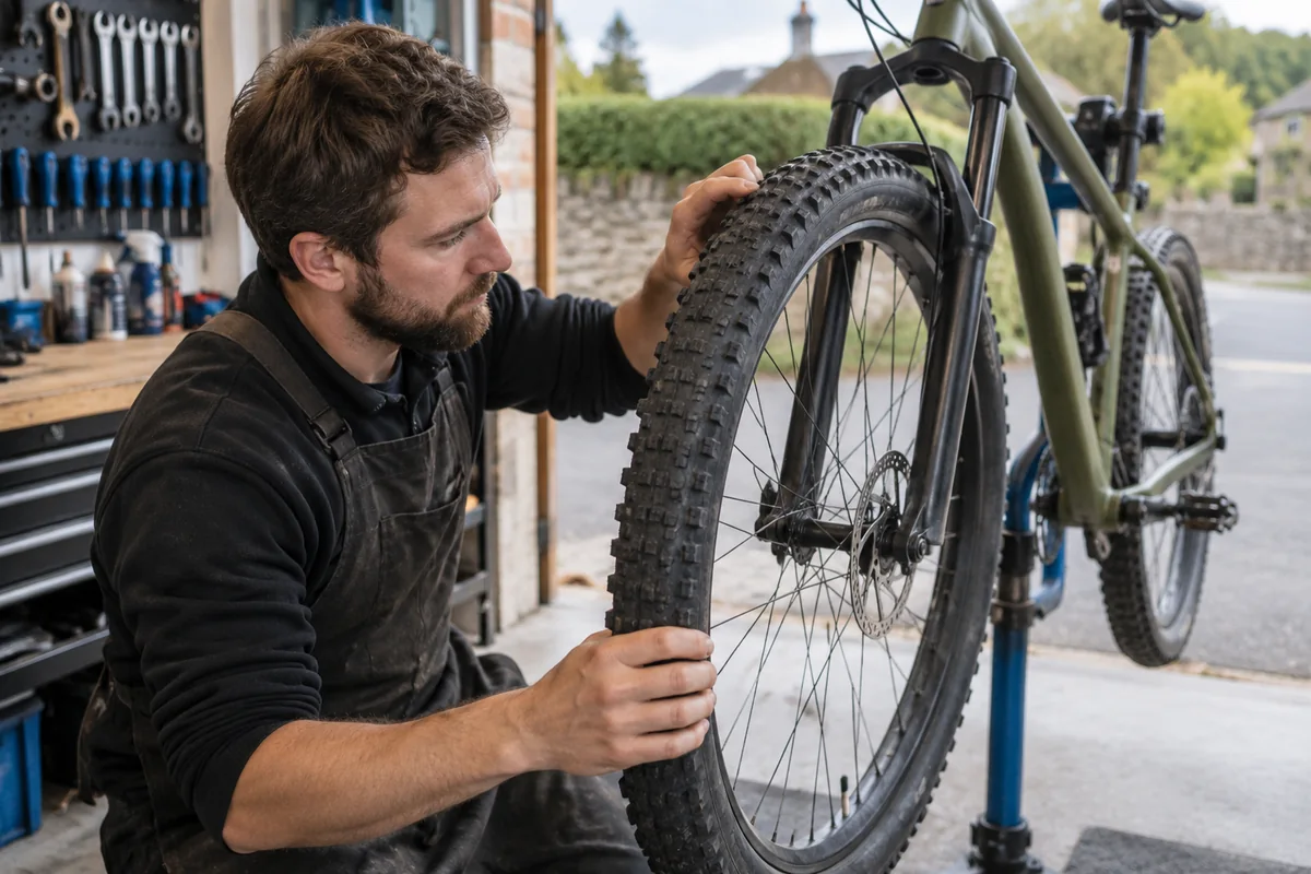 Realistic British cycling scene for 29 x 2.1 Bike Tyres | 52-622 Size Guide