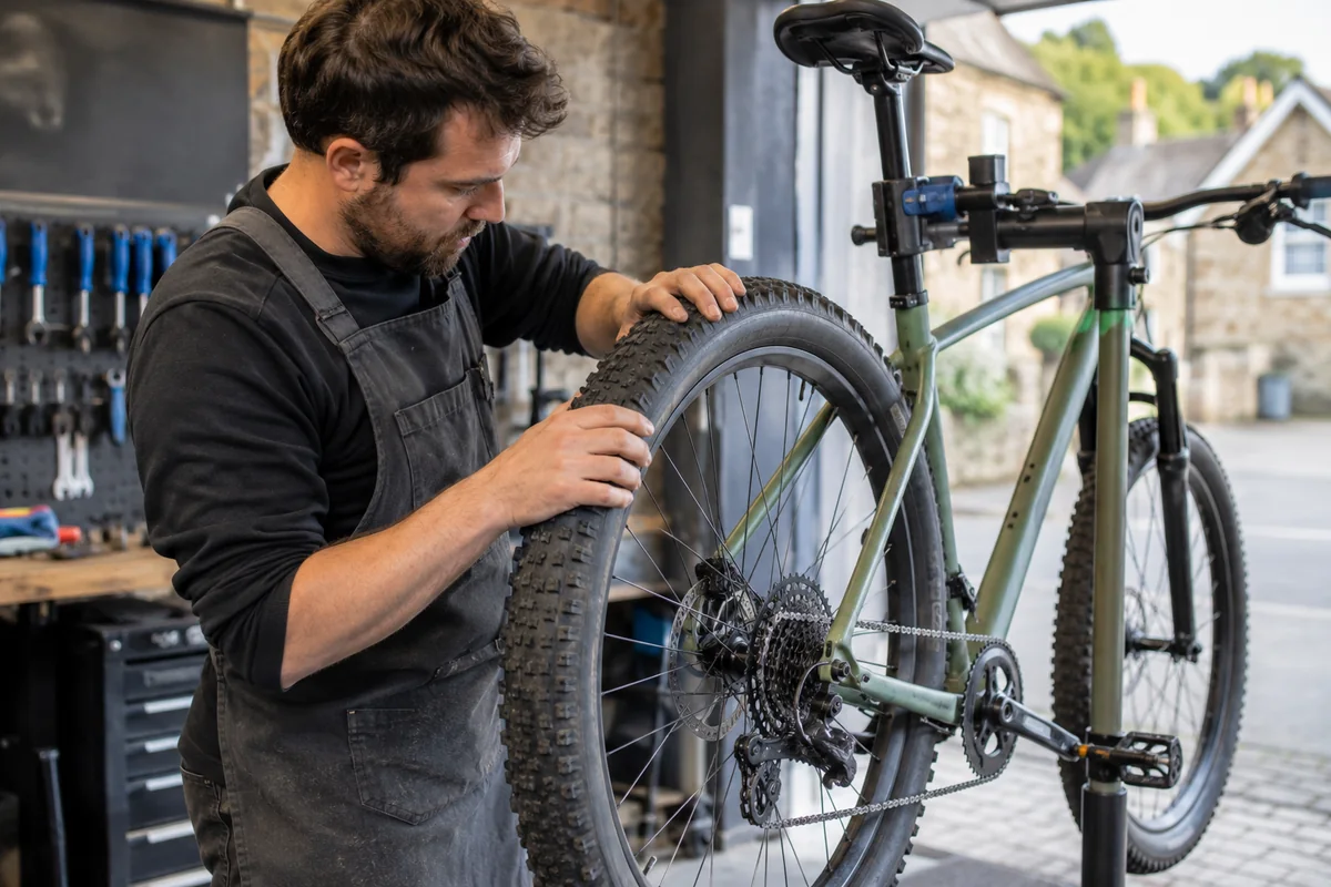 Realistic British cycling scene for 29 x 2.4 Bike Tyres | 60-622 Size Guide