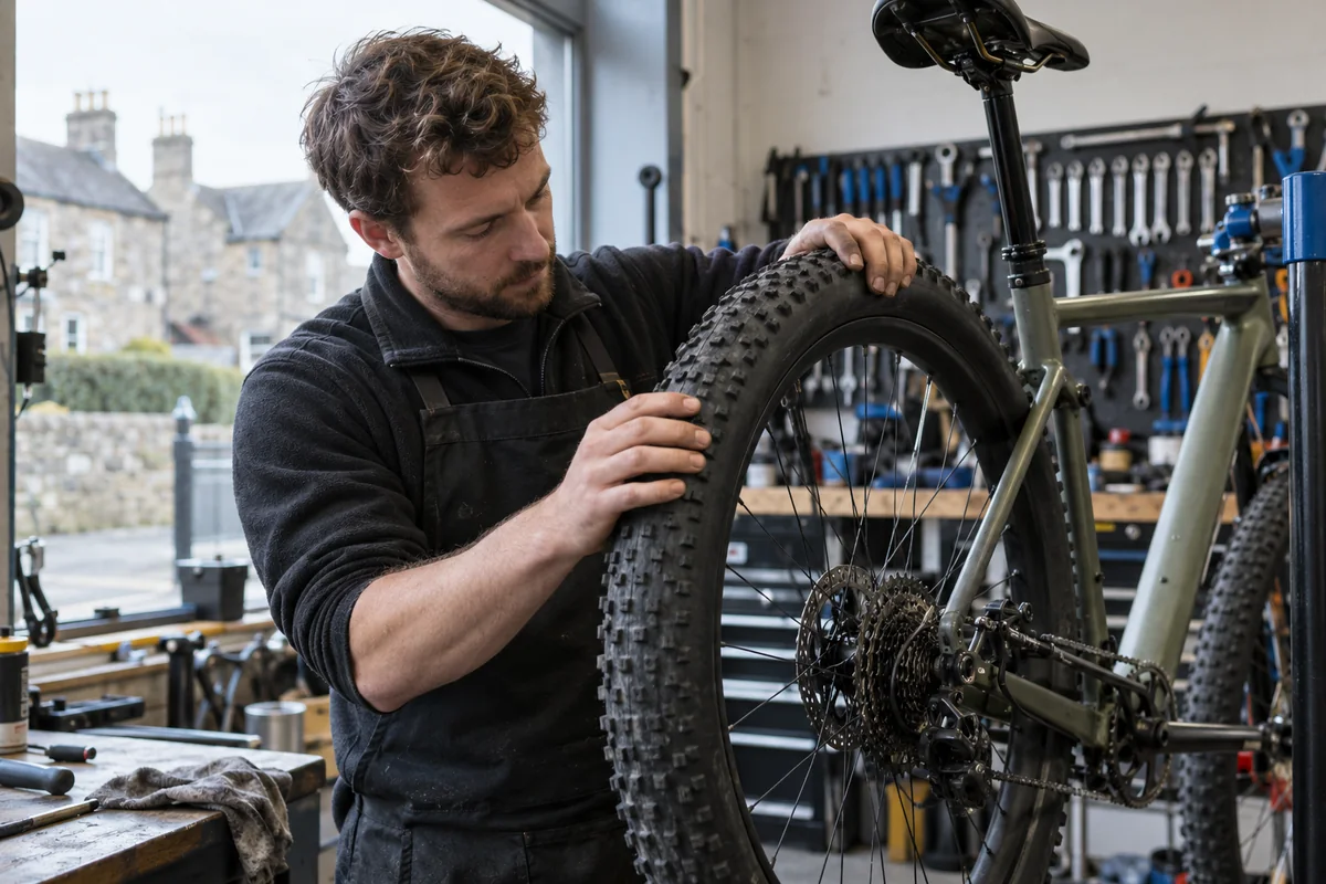 Realistic British cycling scene for 29 x 2.5 Bike Tyres | 63-622 Size Guide