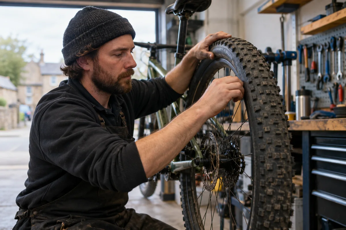 Realistic British cycling scene for 29 x 2.6 Bike Tyres | 65-622 Size Guide