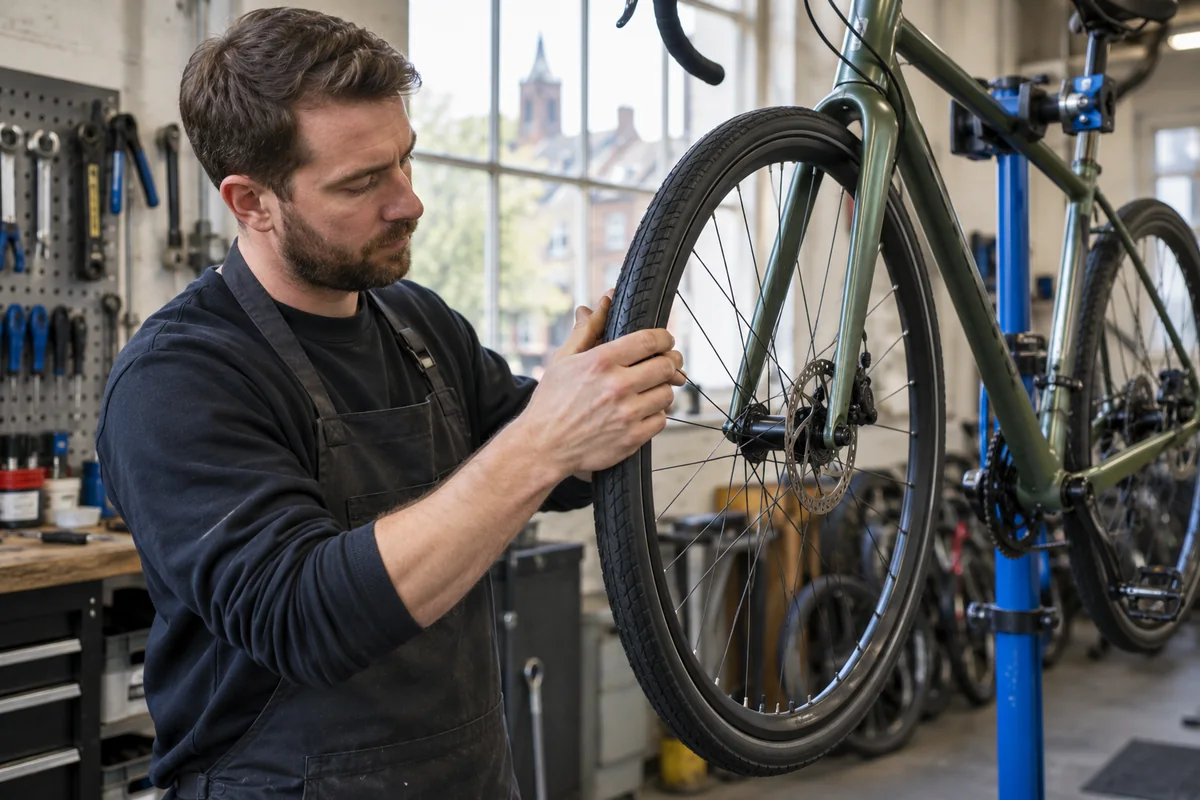 Realistic British cycling scene for 700 x 30C Bike Tyres | 30-622 Size Guide