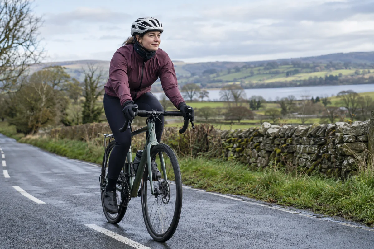 Cyclist or mechanic demonstrating practical considerations for 700 x 34C Bike Tyres | 34-622 Size Guide