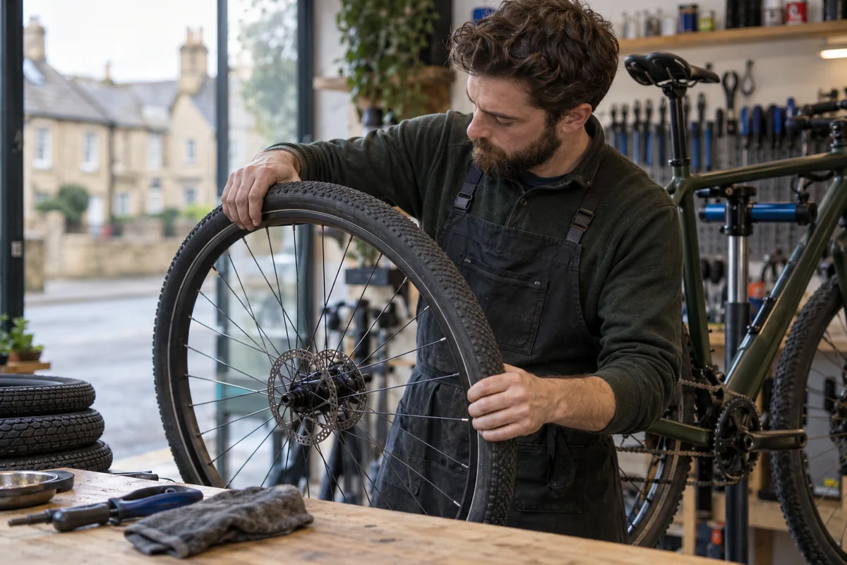 Realistic British cycling scene for 700 x 37C Bike Tyres | 37-622 Size Guide