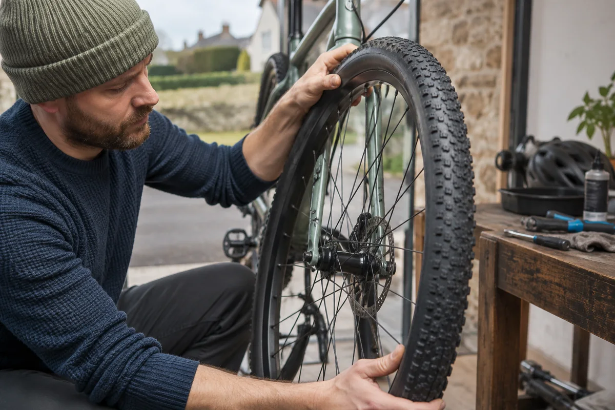 Detailed bicycle and equipment checks relevant to 700 x 45C Bike Tyres | 45-622 Size Guide