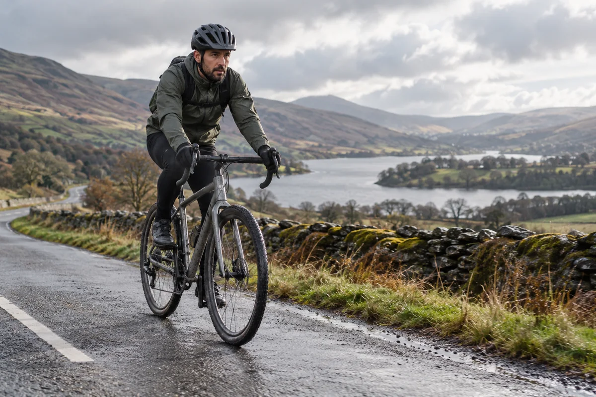 Cyclist or mechanic demonstrating practical considerations for Maxxis Bike Tyres by Size