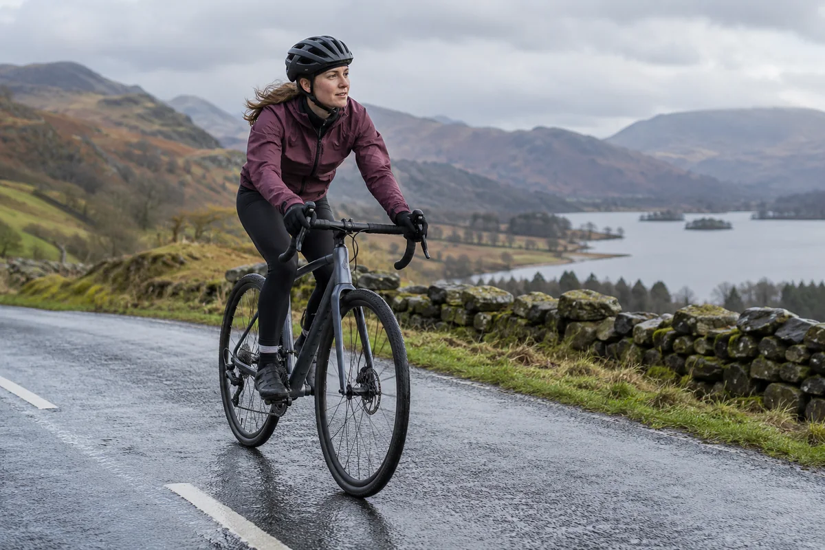 Cyclist or mechanic demonstrating practical considerations for Schwalbe Bike Tyres by Size