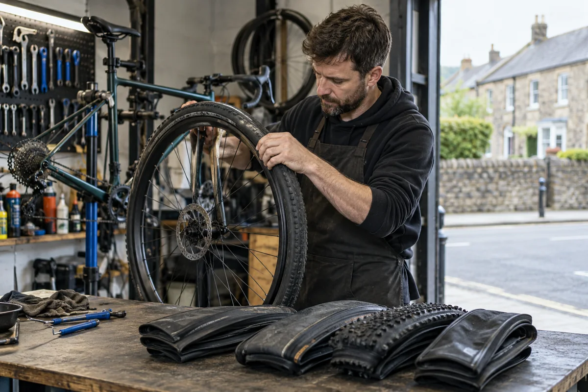 Realistic British cycling scene for Bike Tyre Brands | Continental, Maxxis, Schwalbe & Vittoria
