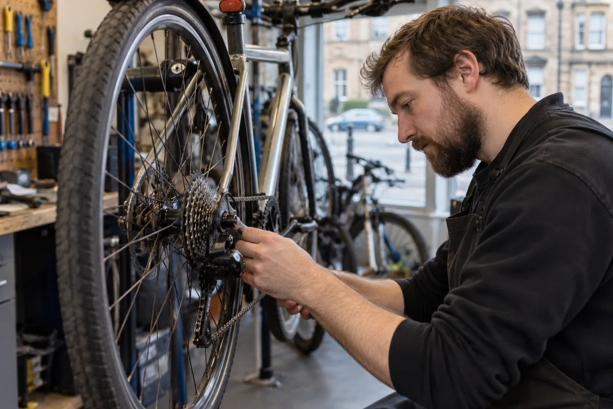 Detailed bicycle and equipment checks relevant to Dales Cycles, Glasgow: Address, Services & Map