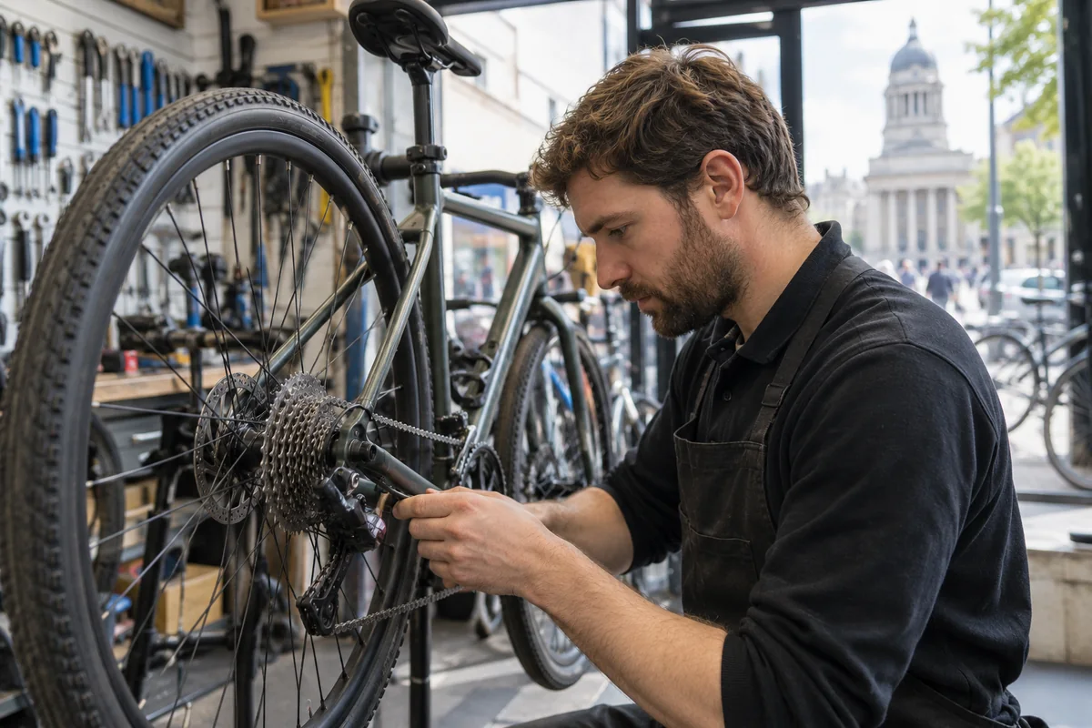 Detailed bicycle and equipment checks relevant to Bike Shops in Nottingham: Local Stores, Repairs & Maps