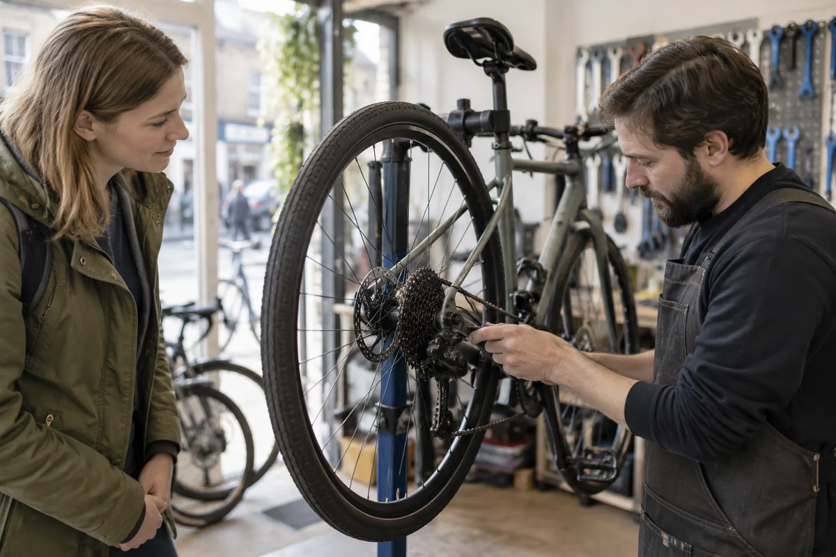 Detailed bicycle and equipment checks relevant to UK High-Street Bike Shops: Find a Local Cycle Shop