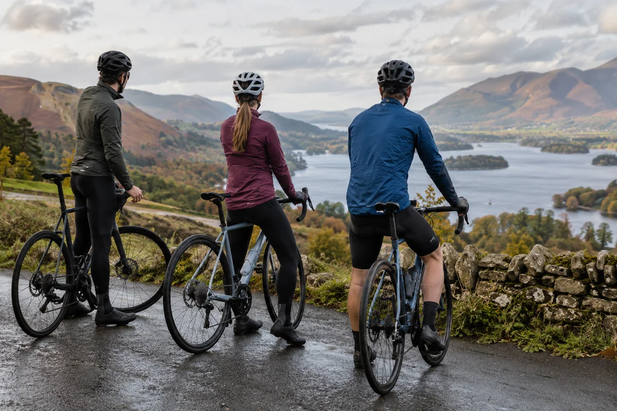 Realistic British cycling scene for Boardman bikes: choosing the right range