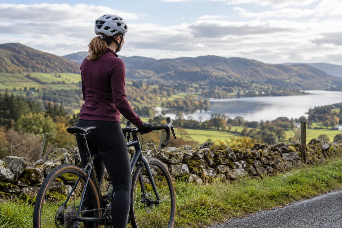 Realistic British cycling scene for Editorial Policy