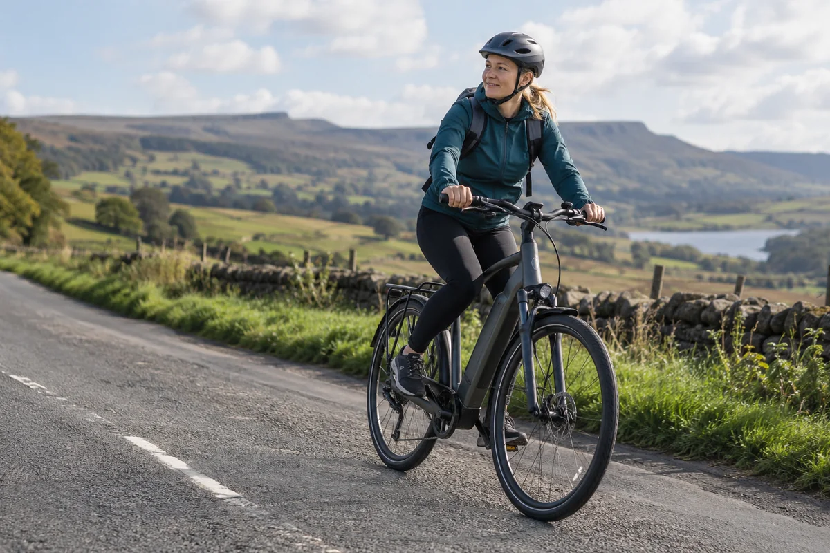 Cyclist or mechanic demonstrating practical considerations for Aairsk e-bikes: company and UK buying guide