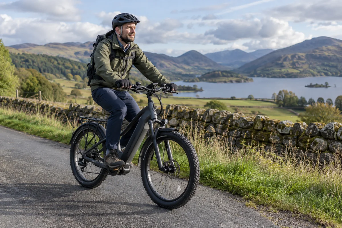 Realistic British cycling scene for Cyrusher e-bikes: company and UK buying guide