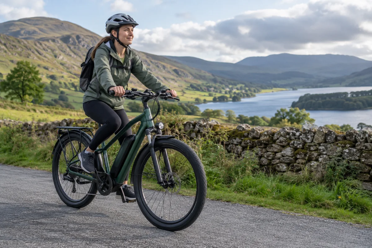 Realistic British cycling scene for FREESKY e-bikes: company and UK buying guide