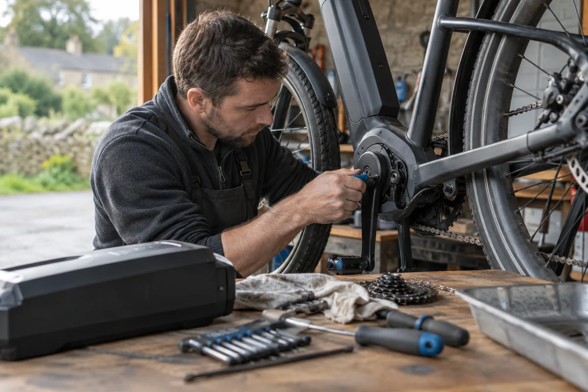 Detailed bicycle and equipment checks relevant to UK e-bike ownership costs and maintenance