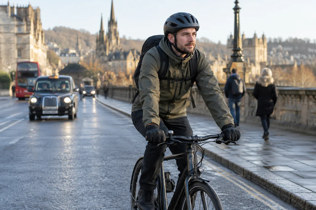 Cyclist or mechanic demonstrating practical considerations for BTR Gear for Cycle Commuting | Product Guides