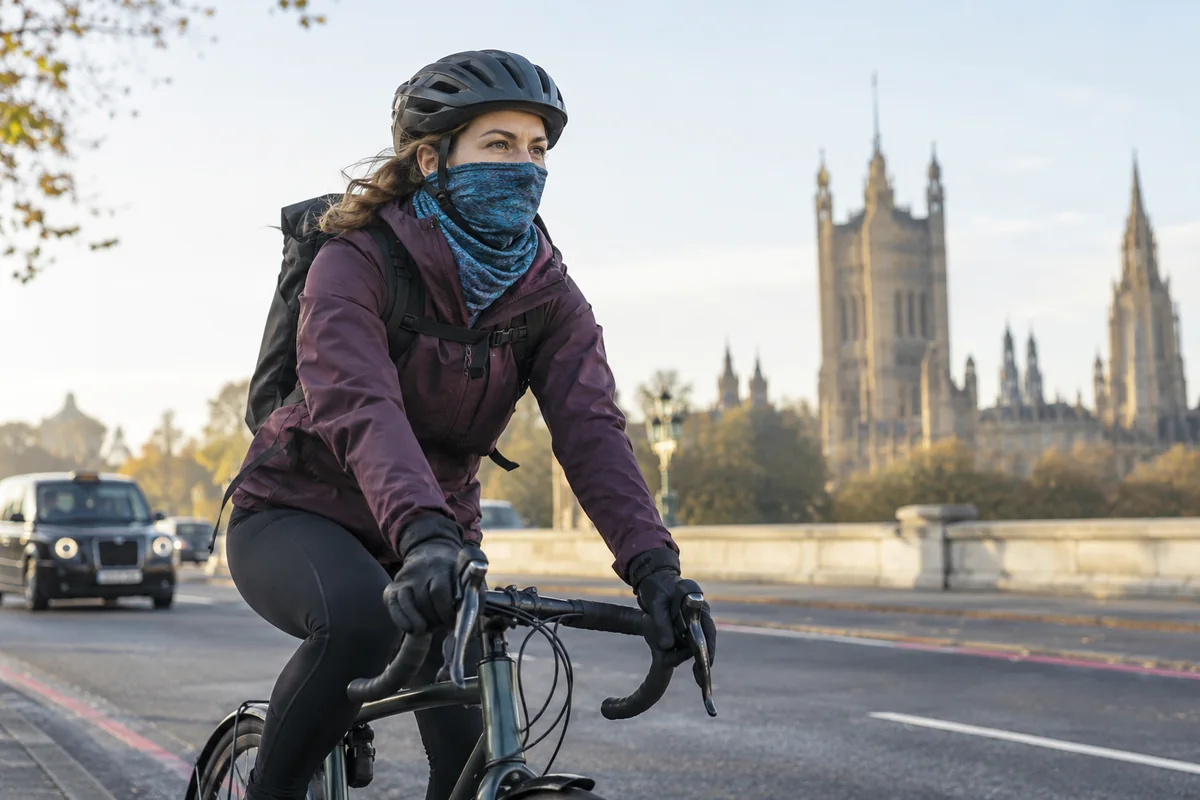 Cyclist or mechanic demonstrating practical considerations for BUFF Gear for Cycle Commuting | Product Guides