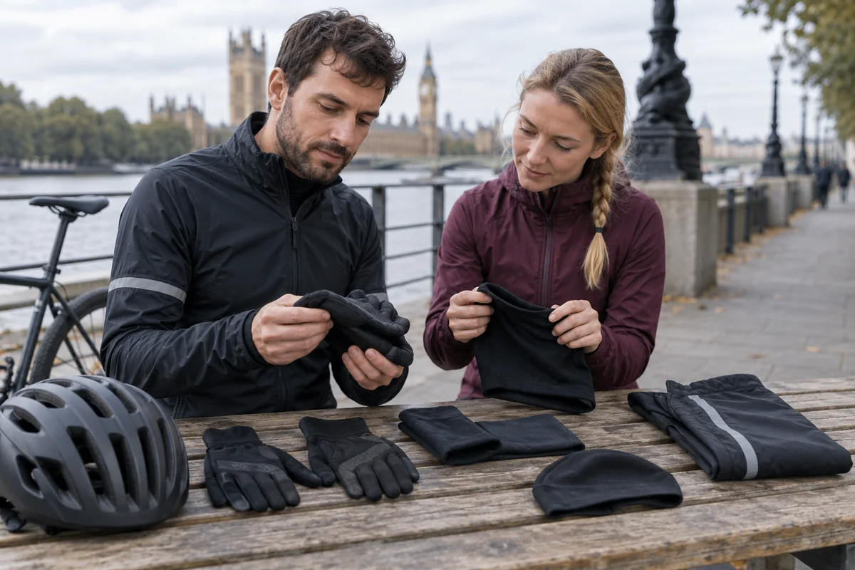 Realistic British cycling scene for GripGrab Gear for Cycle Commuting | Product Guides