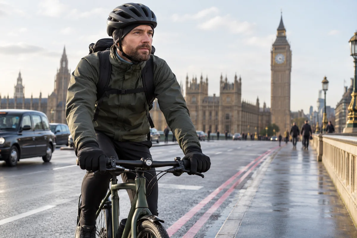 Cyclist or mechanic demonstrating practical considerations for GripGrab Gear for Cycle Commuting | Product Guides