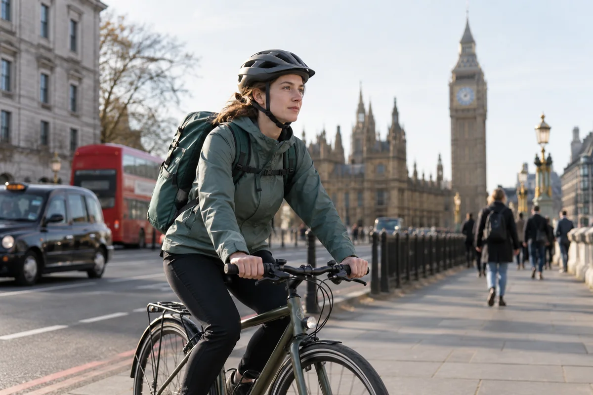 Cyclist or mechanic demonstrating practical considerations for Osprey Gear for Cycle Commuting | Product Guides