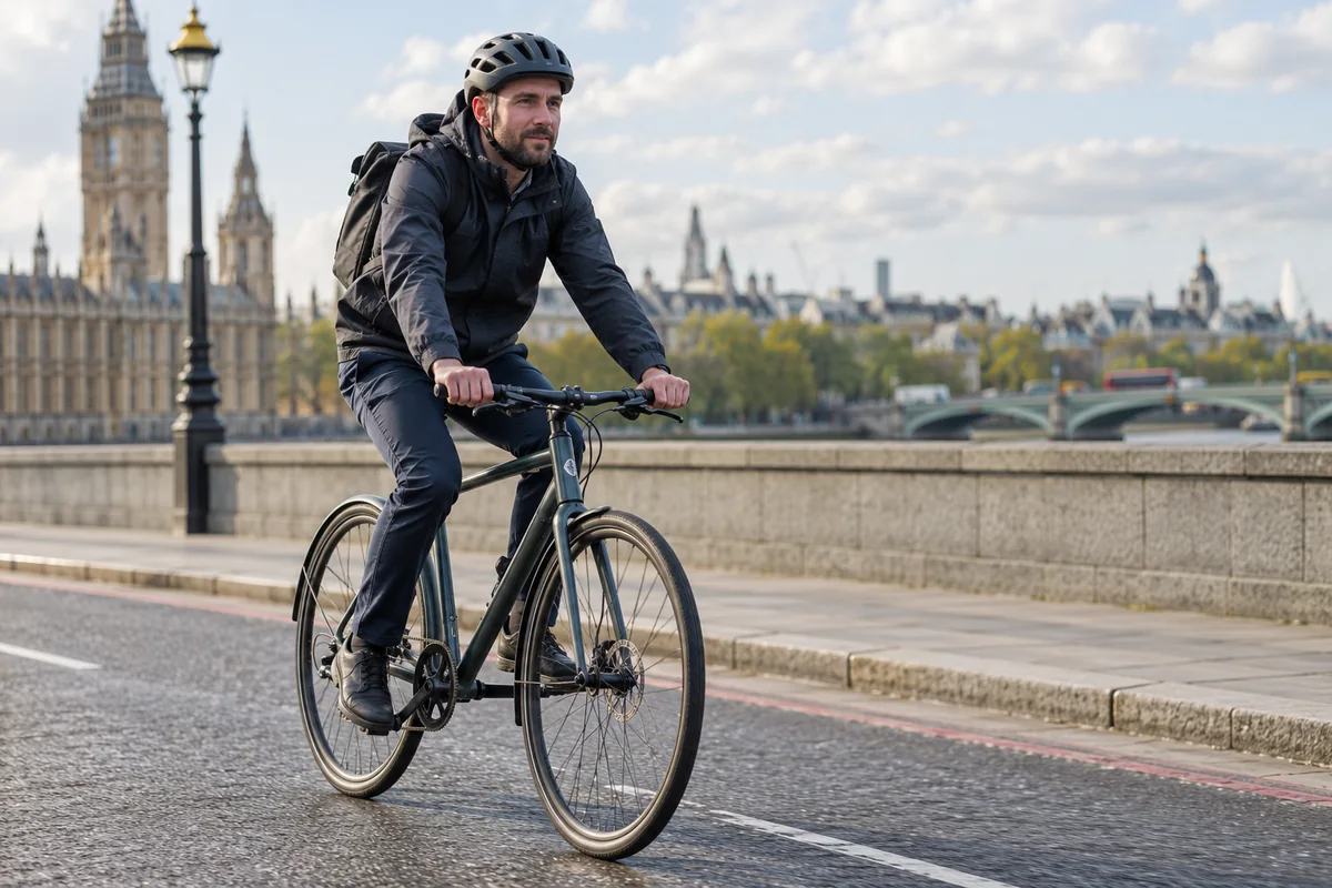 Cyclist or mechanic demonstrating practical considerations for Park Tool Gear for Cycle Commuting | Product Guides