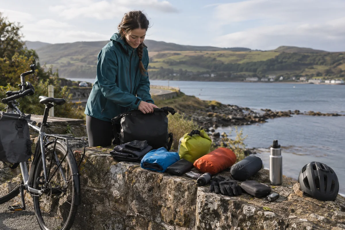 Realistic British cycling scene for Sea to Summit Gear for Cycle Commuting | Product Guides