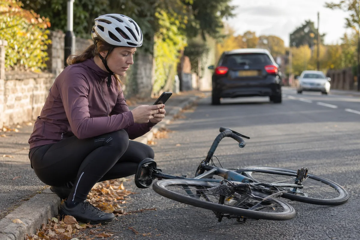 Cyclist or mechanic demonstrating practical considerations for Cyclist claims after a hit-and-run or uninsured driver