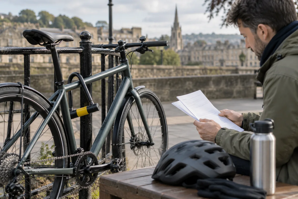 Detailed bicycle and equipment checks relevant to Insurance-approved bike locks explained