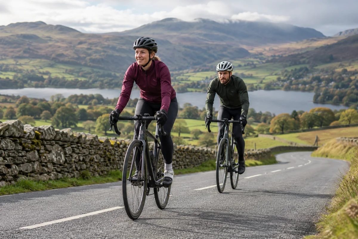 Realistic British cycling scene for RideIn Article Archive