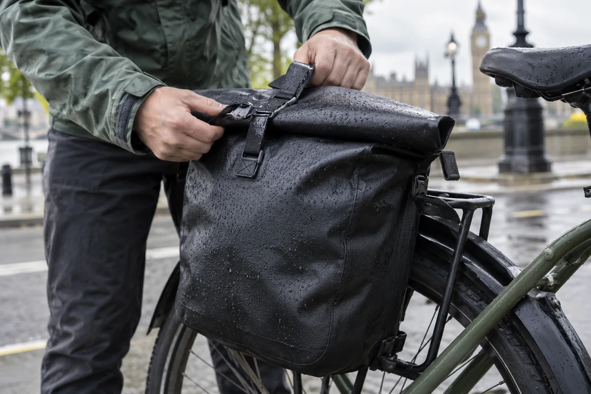 Detailed bicycle and equipment checks relevant to Ortlieb waterproof courier bags: models and prices