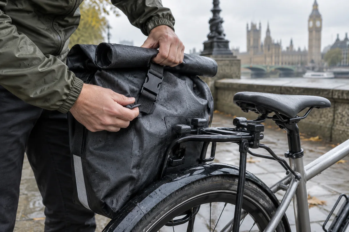 Detailed bicycle and equipment checks relevant to Pinnacle waterproof courier bags: models and prices