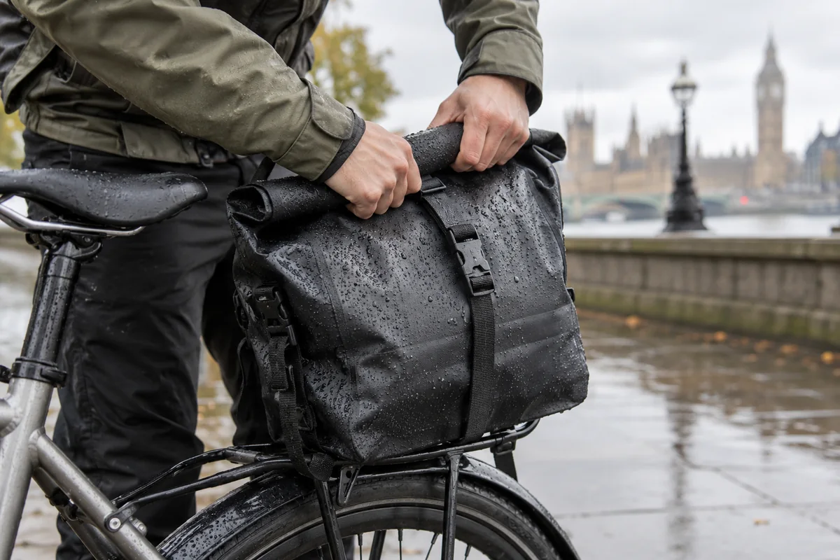 Detailed bicycle and equipment checks relevant to Waterproof courier bags for cycling