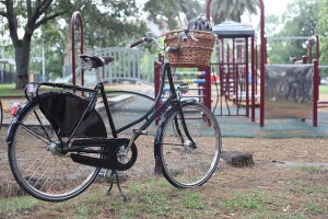 womens town bike with basket