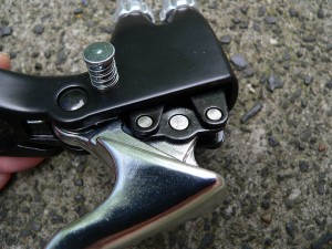 Adjusting a brake lever